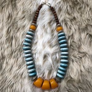 Bold Beaded Statement Necklace